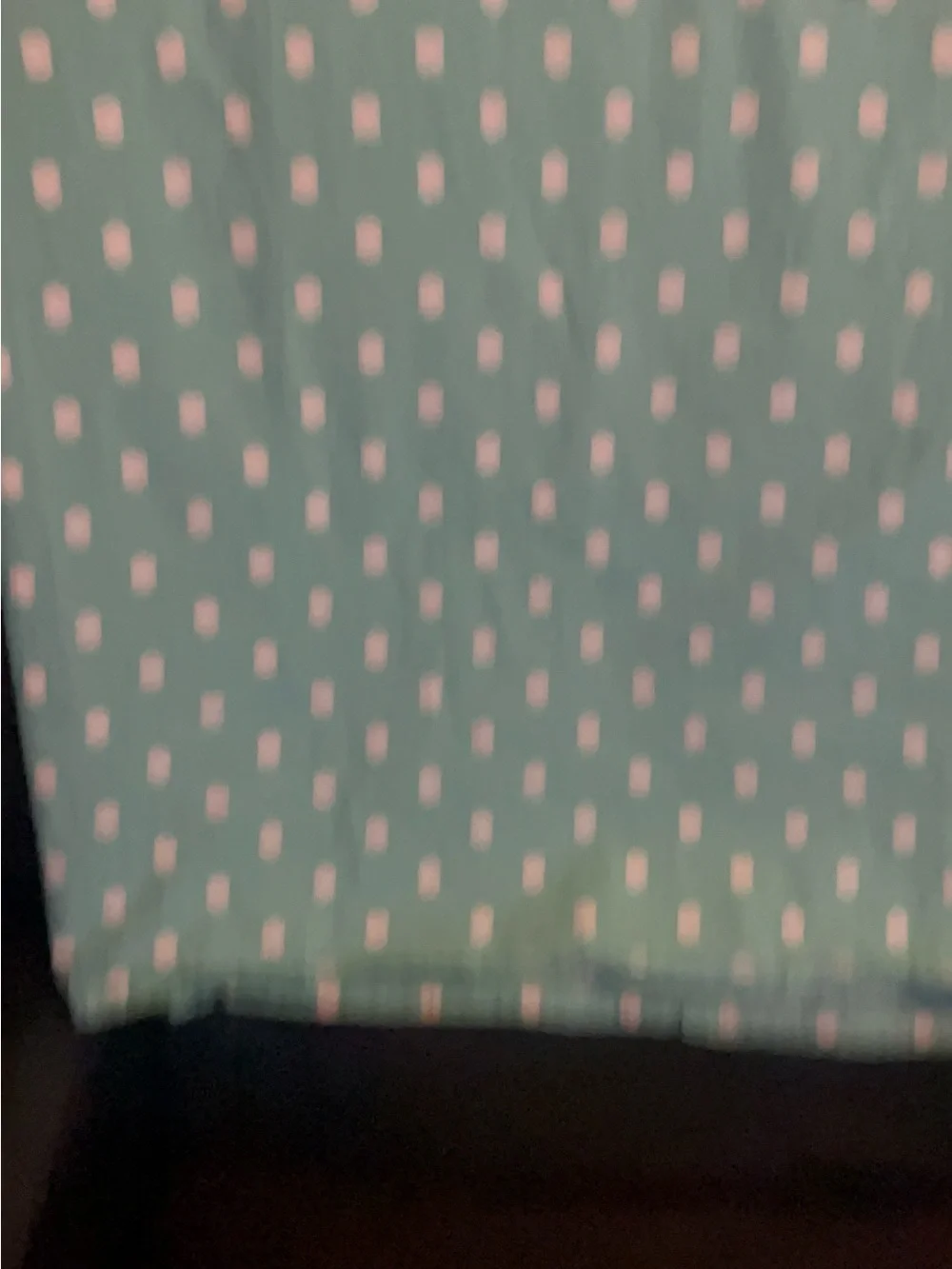 Pottery Barn Polka Dot Powder Green Full Flat sheet